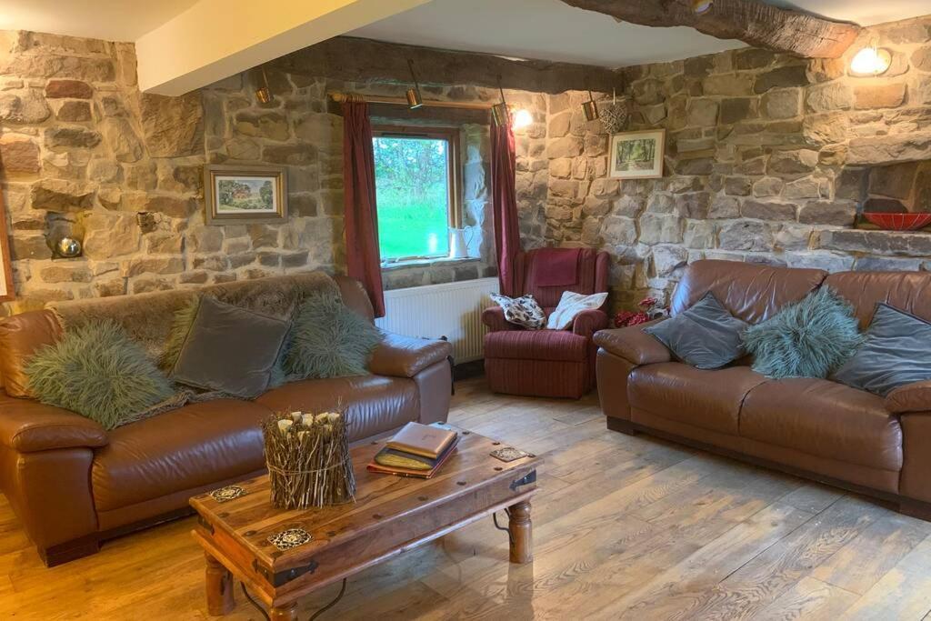 Villa Stunning Secluded Peak District Luxurious Barn Leek Exterior foto